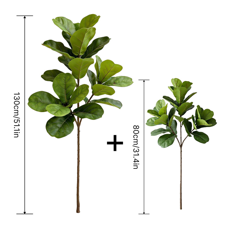Large Artificial Fiddle Leaf F - đánh giá và giá Ficus Lyrata Tree