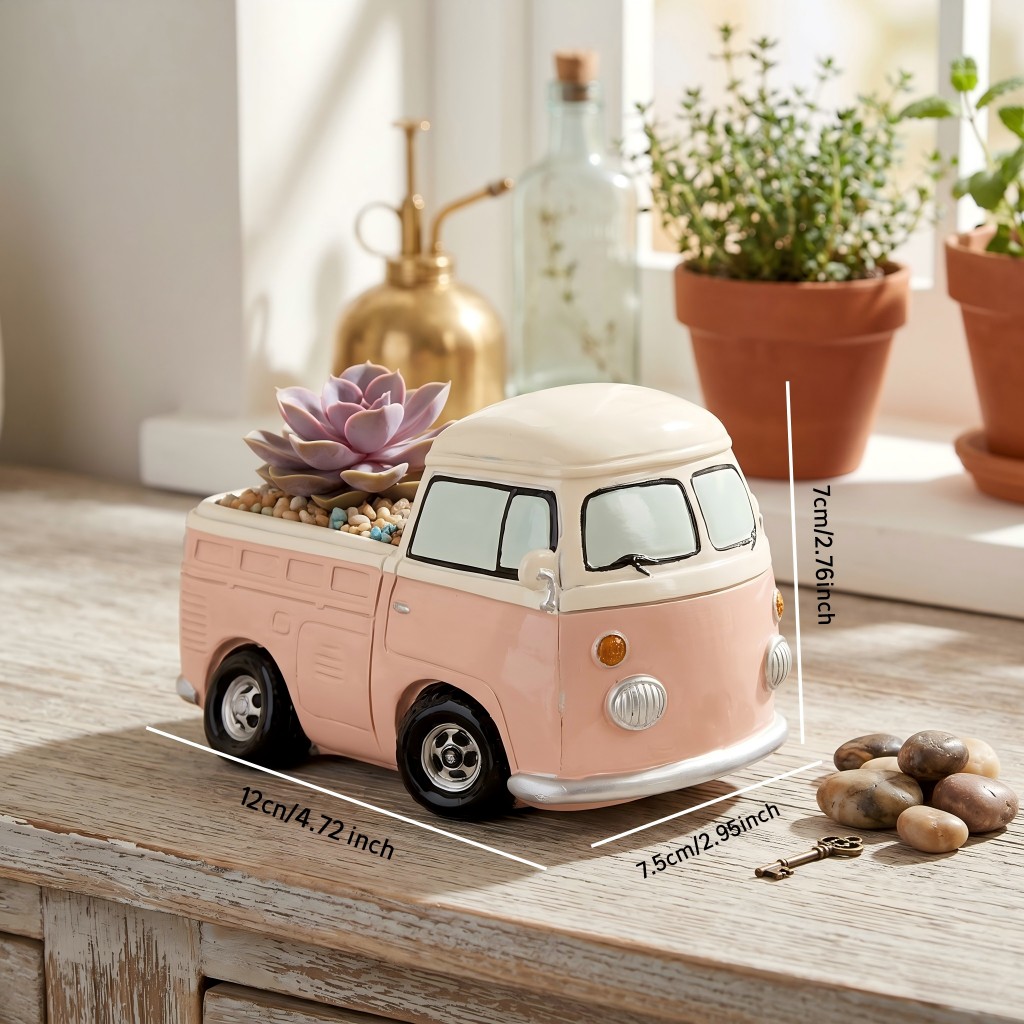 Vintage Pink Mini Bus Succulen - đánh giá và giá Echeveria Succulent